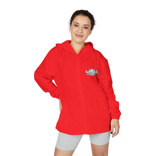 Unisex Full-Zip Windbreaker Jacket - Space
