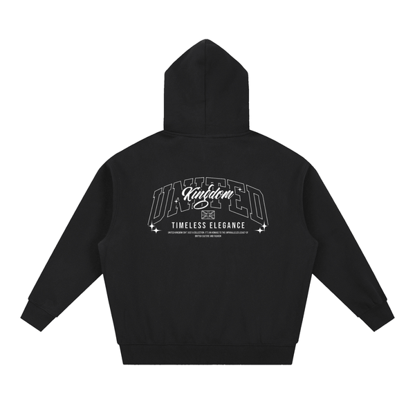 Essential Oversized Boxy Fit Fleece Hoodie - Space