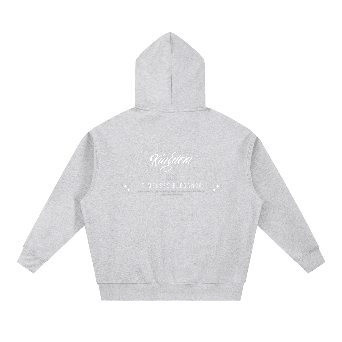 Essential Oversized Boxy Fit Fleece Hoodie - Space