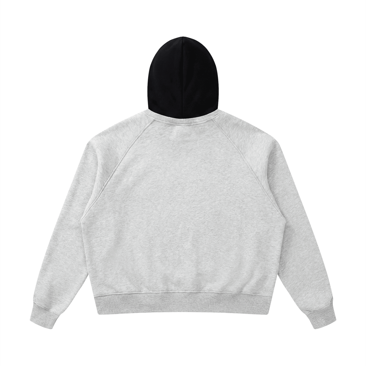 Unisex Fleece Raglan Color Block Hoodie - Space