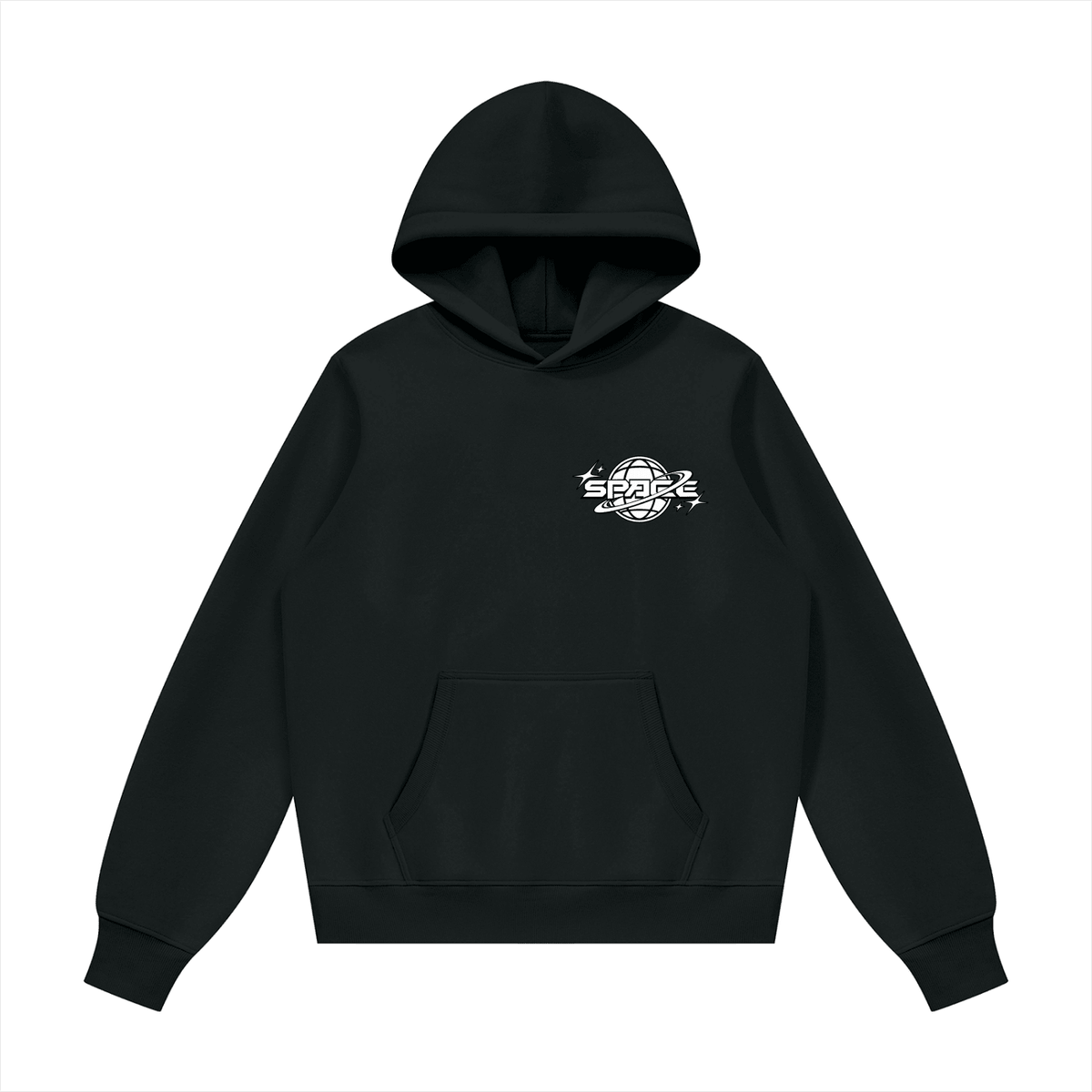 Unisex Fleece Regular Shoulder Hoodie - Space