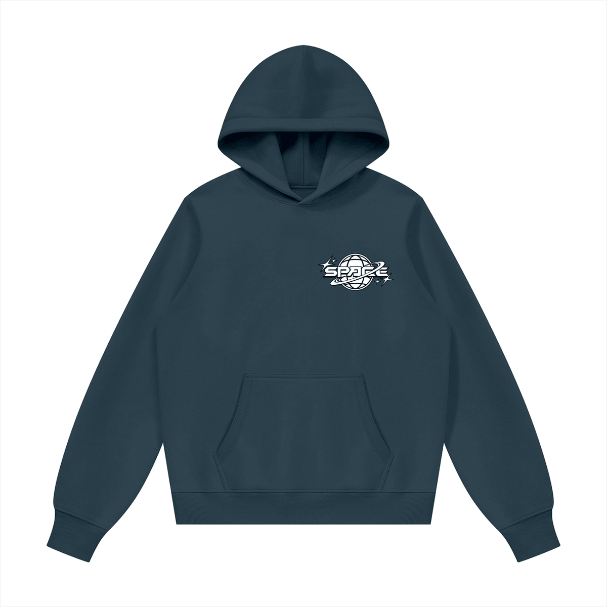 Unisex Fleece Regular Shoulder Hoodie - Space