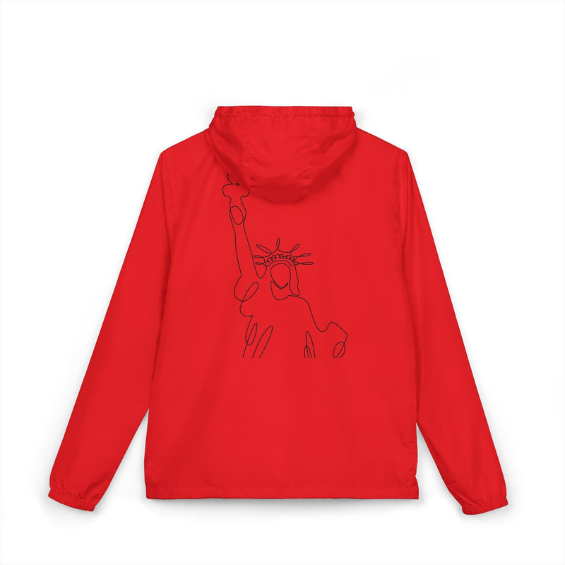 Unisex Full-Zip Windbreaker Jacket - Space