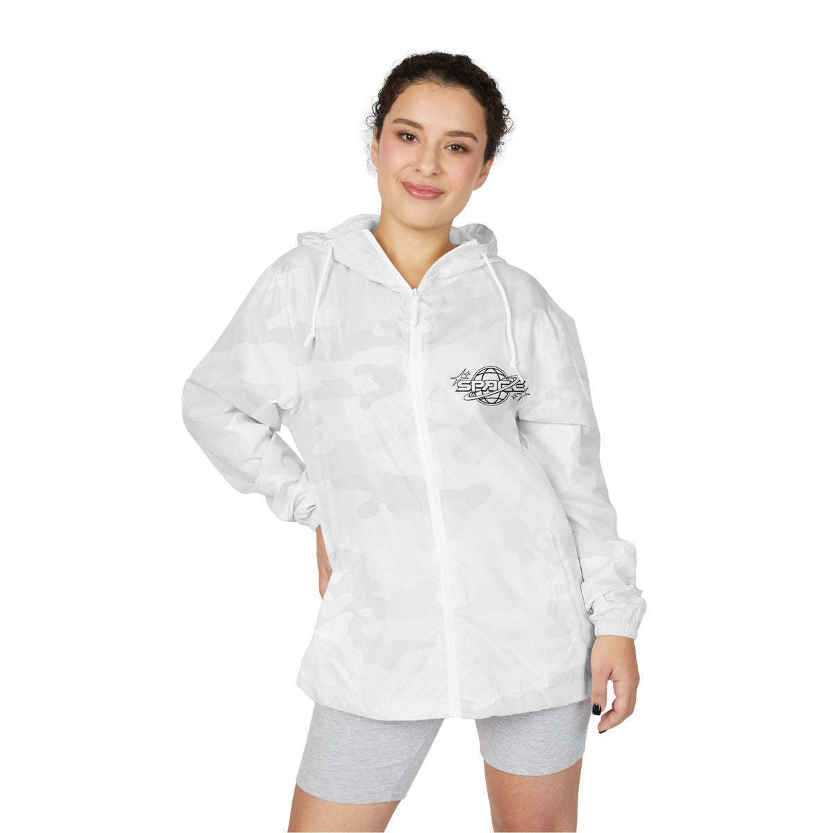 Unisex Full-Zip Windbreaker Jacket - Space