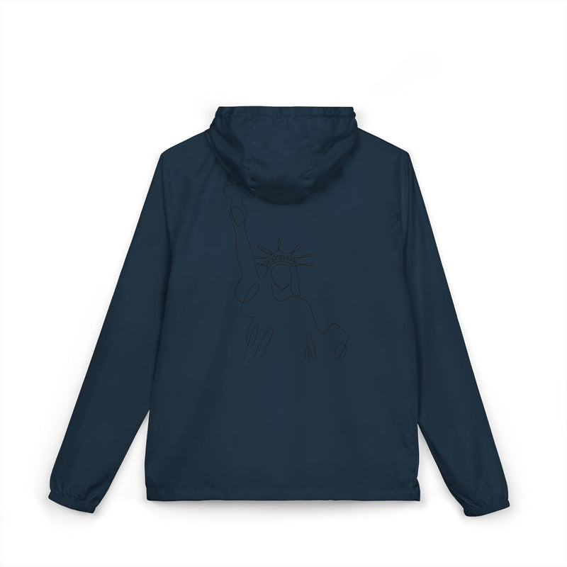 Unisex Full-Zip Windbreaker Jacket - Space