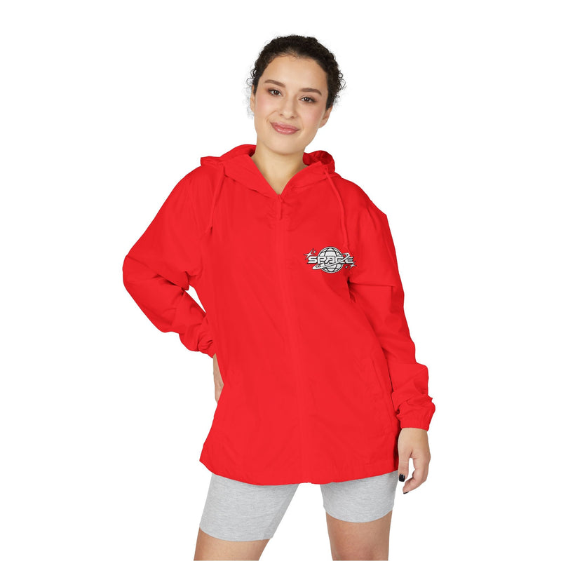 Unisex Full-Zip Windbreaker Jacket - Space