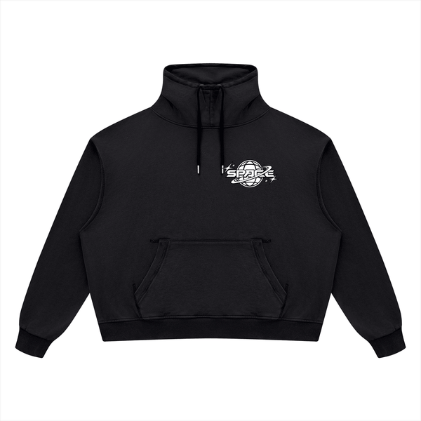 Unisex Vintage Wash Boxy Hoodie - Space